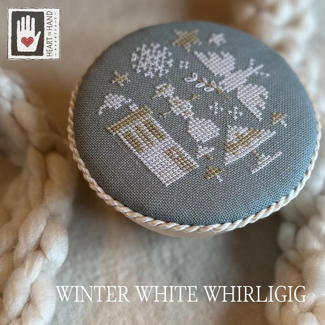 Winter White Whirligig by Heart in Hand