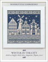 Load image into Gallery viewer, Winter in the City by Modern Folk Embroidery
