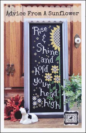 Advice From A Sunflower by Annie Beez Folk Art