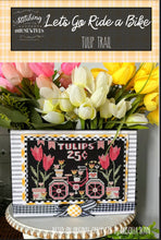 Load image into Gallery viewer, Tulip Trail Let&#39;s Go Ride a Bike by Stitching With The Housewives
