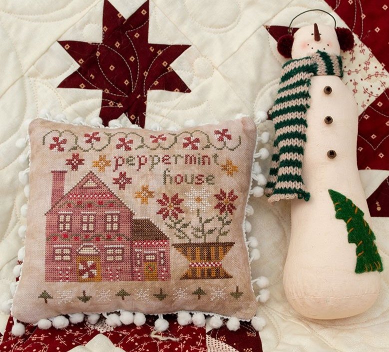 Peppermint House from Pansy Patch Quilts and Stitchery