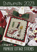 Load image into Gallery viewer, Snowman 2023 by Primrose Cottage Stiches
