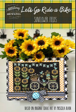 Load image into Gallery viewer, Sunflower Fields Let&#39;s Go Ride a Bike by Stitching With The Housewives
