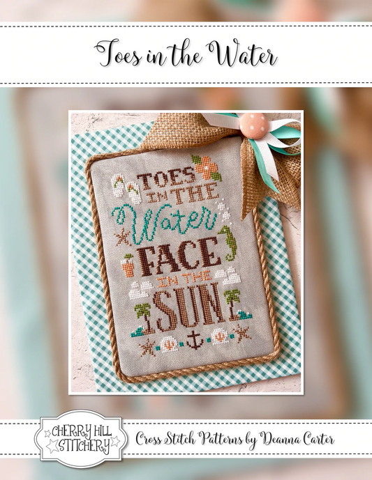 Toes In The Water by Cherry Hill Stitchery
