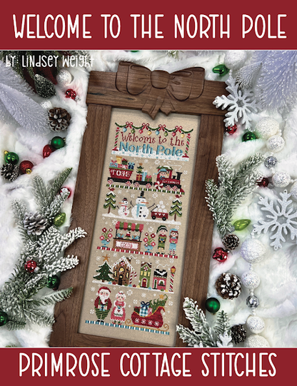 Welcome to the North Pole by Primrose Cottage Stiches