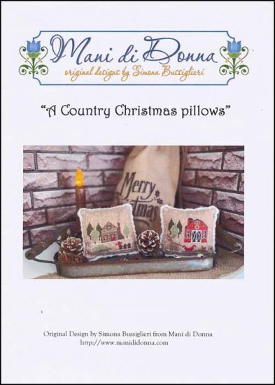 Country Christmas Pillows by Mani di Donna