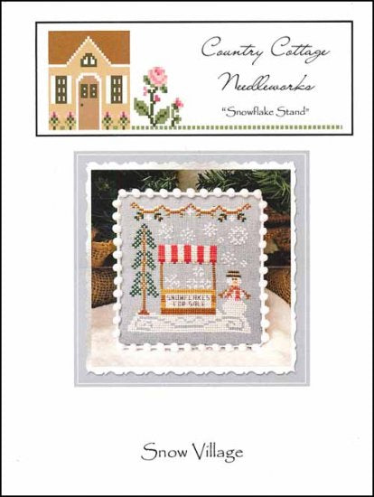 Snow Village 3: Snowflake Stand by Country Cottage Needleworks