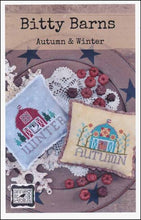 Load image into Gallery viewer, Bitty Barns Autumn &amp; Winter by Annie Beez Folk Art
