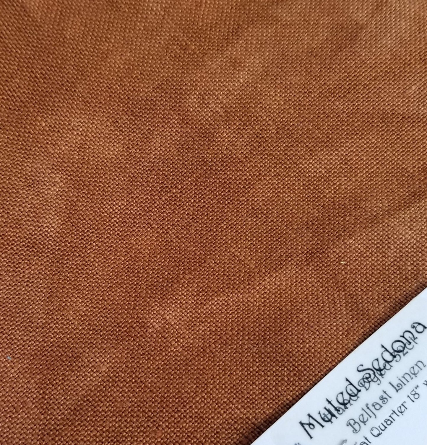 Muted Sedona 28 Count Linen Fat Quarter from Fiber on a Whim