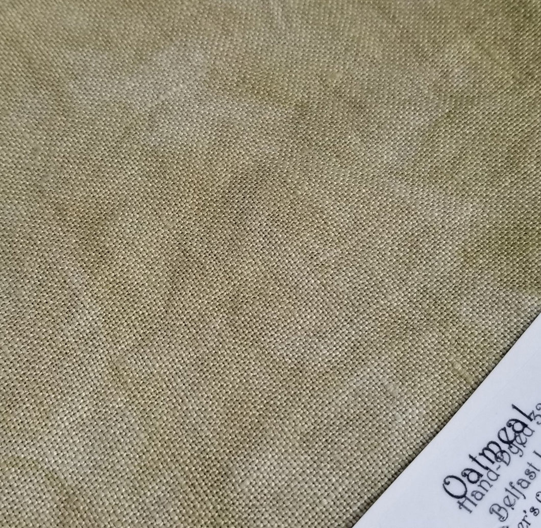 Oatmeal 28 Count Linen Fat Quarter from Fiber on a Whim