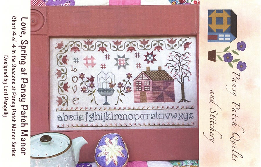 Love, Spring at Pansy Patch Manor by Pansy Patch Quilts and Stitchery