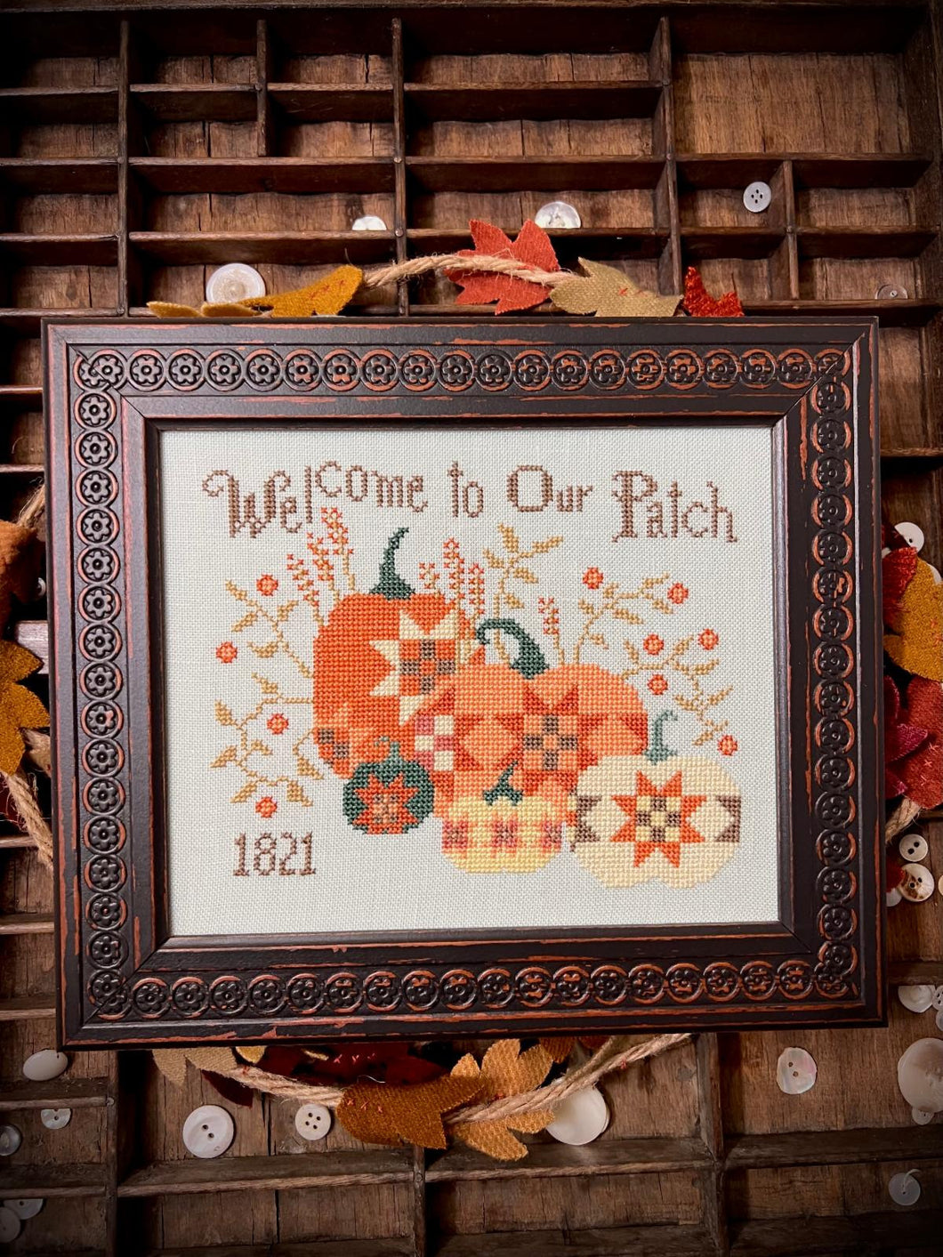 Welcome To Our Patch by Annie Beez Folk Art