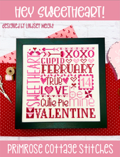 Load image into Gallery viewer, Hey Sweetheart! by Primrose Cottage Stitches
