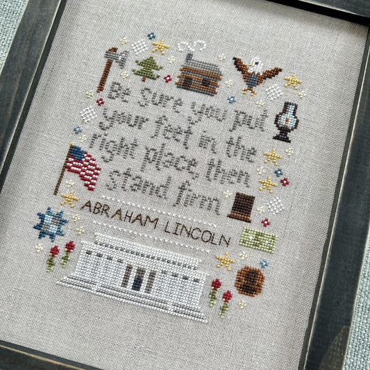 Stand Firm, A Tribute to Abraham Lincoln by Sweet Wing Studio