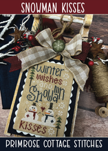 Load image into Gallery viewer, Snowman Kisses by Primrose Cottage Stitches
